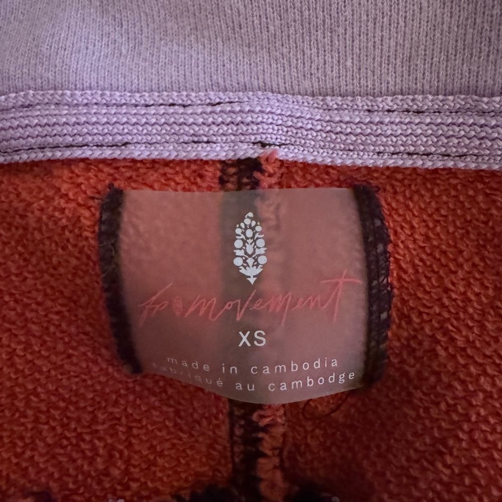 Free People Movement Women's Split Second Half Zip Pullover Relaxed Fit Size XS - Picture 4 of 12